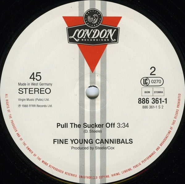 Fine Young Cannibals - She Drives Me Crazy - Used Vinyl Record 12" image 4