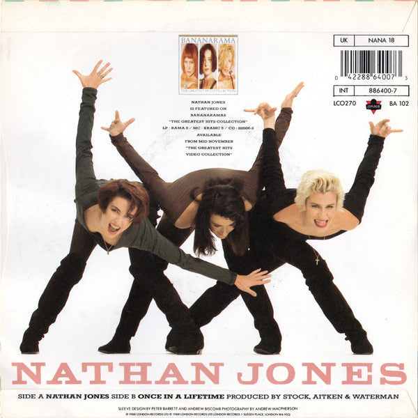 Bananarama - Nathan Jones - Used Vinyl Record 7" image 2