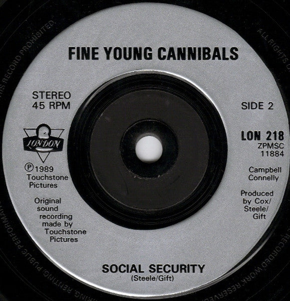 Fine Young Cannibals - Good Thing - Used Vinyl Record 7" image 4