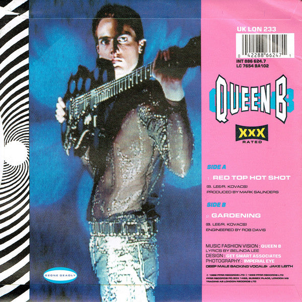 Queen B - Red Top Hot Shot - Used Vinyl Record 7" image 2
