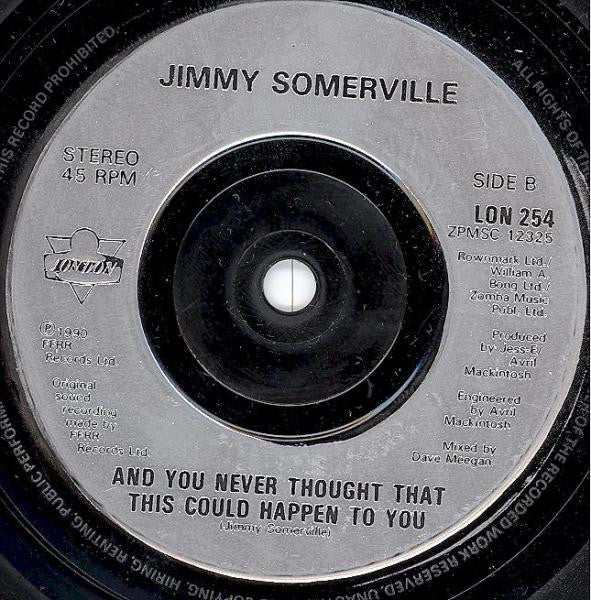 Jimmy Somerville - Read My Lips - Used Vinyl Record 7" image 4