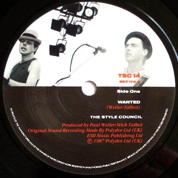 Style Council - Wanted Or Waiter, There's Some Soup In My Flies - Use image 3