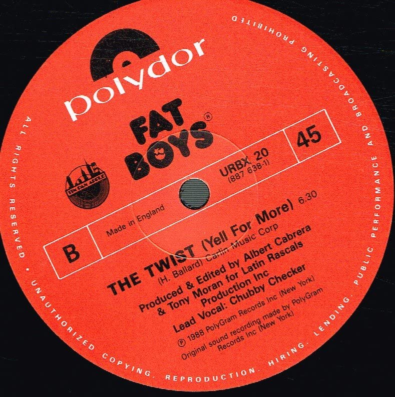 Fat Boys - Twist - Used Vinyl Record 12" image 4