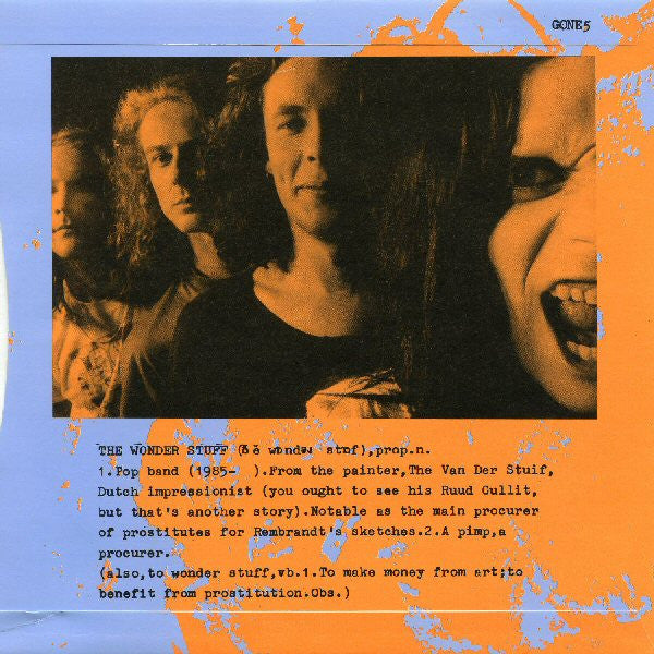 Wonder Stuff - It's Yer Money I'm After, Baby - Used Vinyl Record 7" image 4