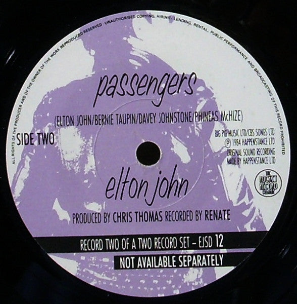Elton John - Heartache All Over The World - Used Vinyl Record 7" image 10