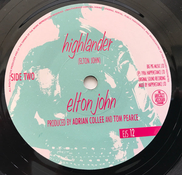 Elton John - Heartache All Over The World - Used Vinyl Record 7" image 9