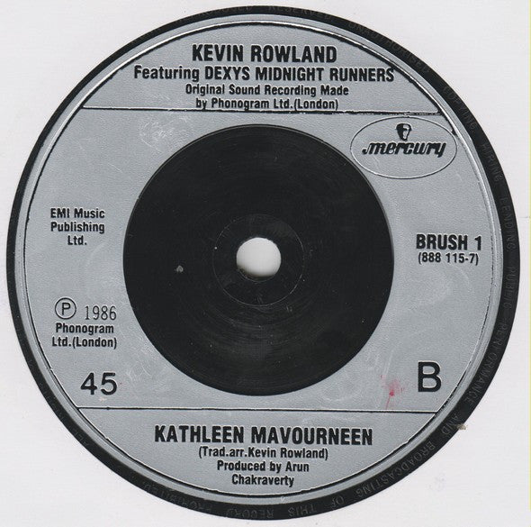 Kevin Rowland - Because Of You - Used Vinyl Record 7" image 8