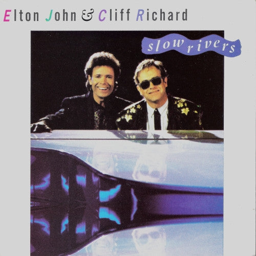 Elton John - Slow Rivers - Used Vinyl Record 7" image 1