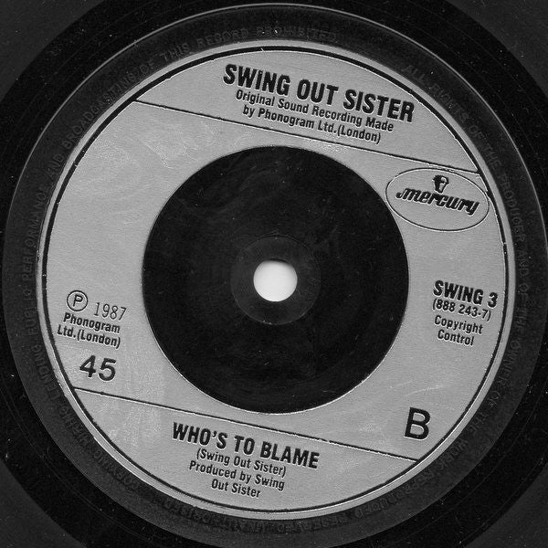 Swing Out Sister - Surrender - Used Vinyl Record 7" image 4