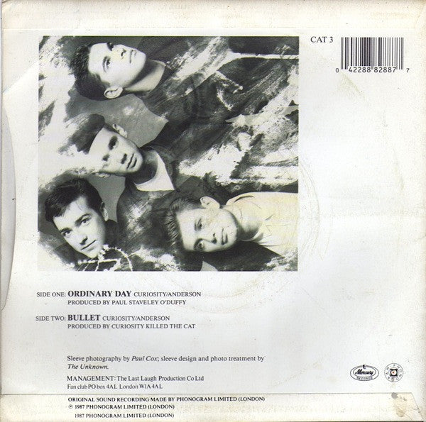 Curiosity Killed The - Ordinary Day - Used Vinyl Record 7" image 2