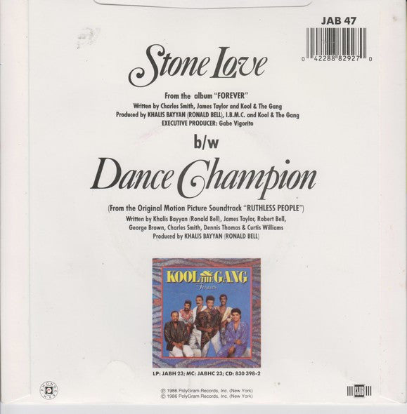 Kool & The Gang - Stone Love - Used Vinyl Record 7" image 2