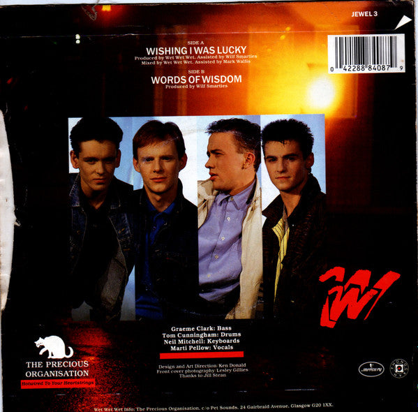 Wet Wet Wet - Wishing I Was Lucky - Used Vinyl Record 7" image 6