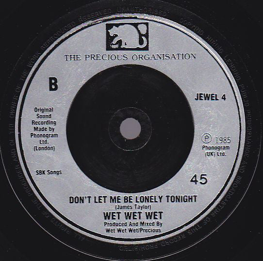 Wet Wet Wet - Sweet Little Mystery - Used Vinyl Record 7" image 8