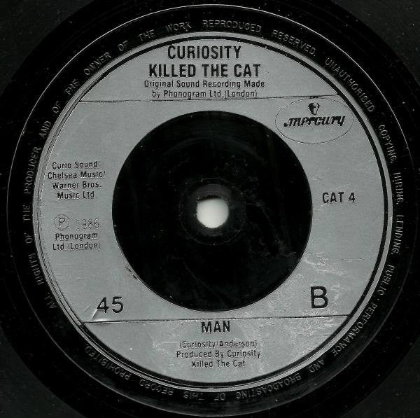 Curiosity Killed The - Misfit - Used Vinyl Record 7" image 4