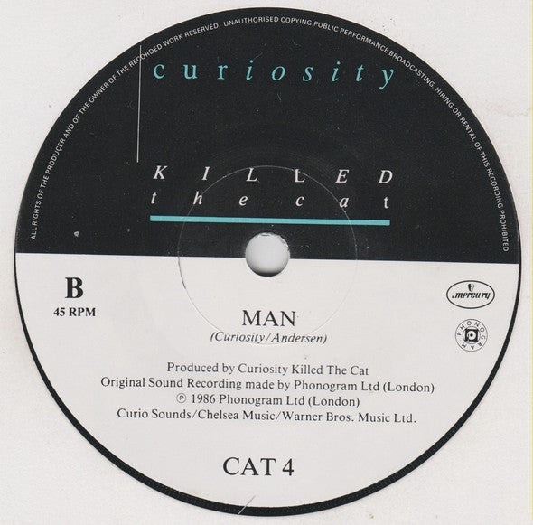 Curiosity Killed The - Misfit - Used Vinyl Record 7" image 8