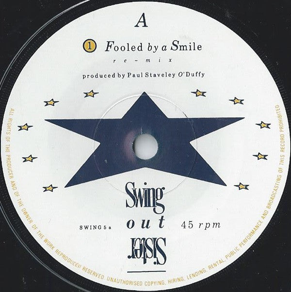 Swing Out Sister - Fooled By A Smile - Used Vinyl Record 7" image 7