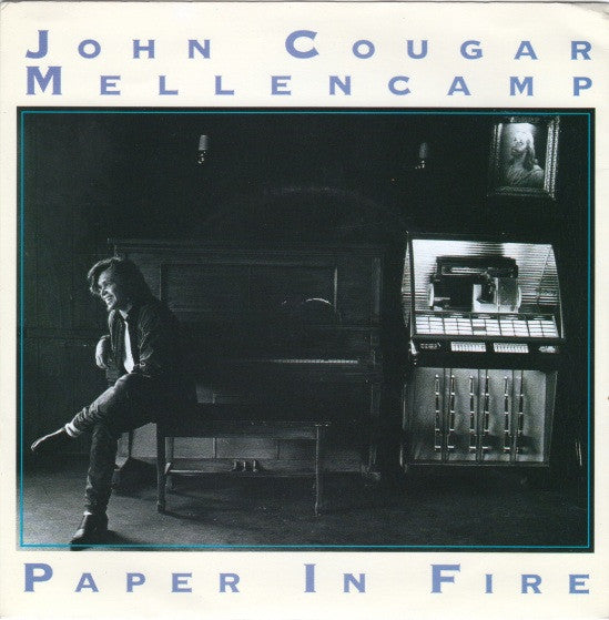 John Cougar Mellenca - Paper In Fire - Used Vinyl Record 7" image 1