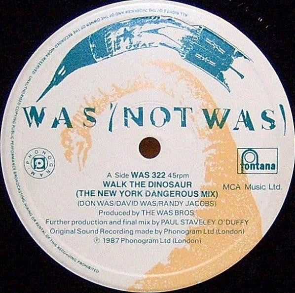 Was - Walk The Dinosaur - Used Vinyl Record 12" image 3