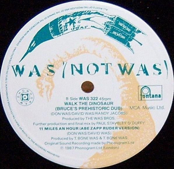 Was - Walk The Dinosaur - Used Vinyl Record 12" image 4