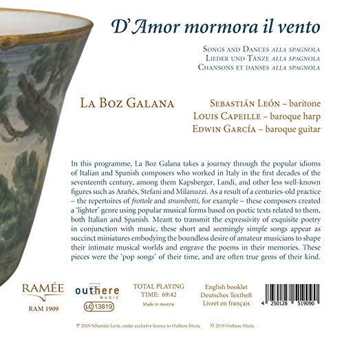 SebastiÃ¡n LeÃ³n - La Boz Galana: Damor Mormora Il Vento - CD image 2