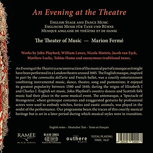 ATER OF MUSIC THE; M - AN EVENING AT THE THEATRE - CD image 2