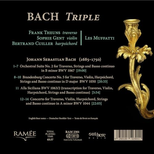 FRANK THEUNS; SOPHIE - BACH TRIPLE - CD image 2