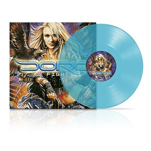 DORO - FIGHT ( LTD. LP/TRANSPARENT CURACAO VINYL) - Vinyl Record image 1
