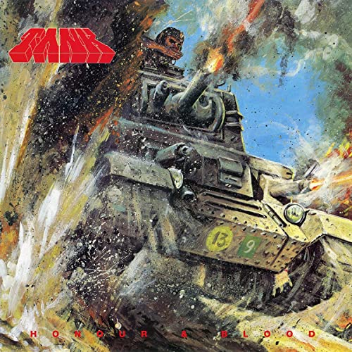 TANK - HONOR & BLOOD (BLUE/RED VINYL) - Vinyl Record image 2