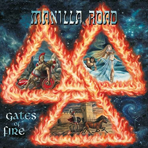 MANILLA ROAD - GATES OF FIRE - Vinyl Record DLP image 1