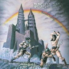 MANILLA ROAD - SPIRAL CASTLE (TRANSPARENT ELECTRIC BLUE / WHITE SPLATTE image 1