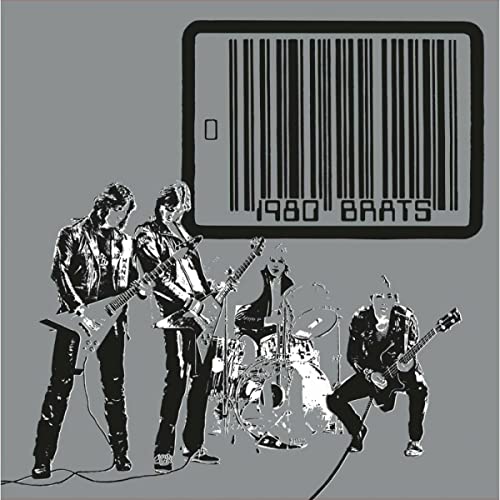 BRATS - 1980 (BLACK/ SILVER BI-COLOR SPLIT VINYL) - Vinyl Record image 1