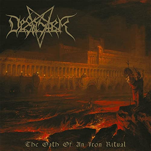 DESASTER - OATH OF AN IRON RITUAL (GREEN/GOLD SPLATTER VINYL) - Vinyl R image 1