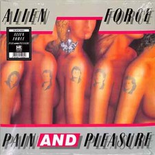 ALIEN FORCE - PAIN AND PLEASURE (BLACK VINYL) - Vinyl Record image 1