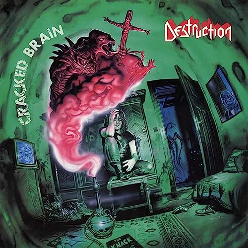 DESTRUCTION - CRACKED BRAIN (MIXED SPLATTER VINYL) - Vinyl Record image 1