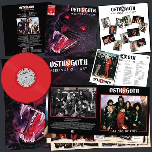 OSTROGOTH - FEELINGS OF FURY (RED VINYL) - Vinyl Record image 2