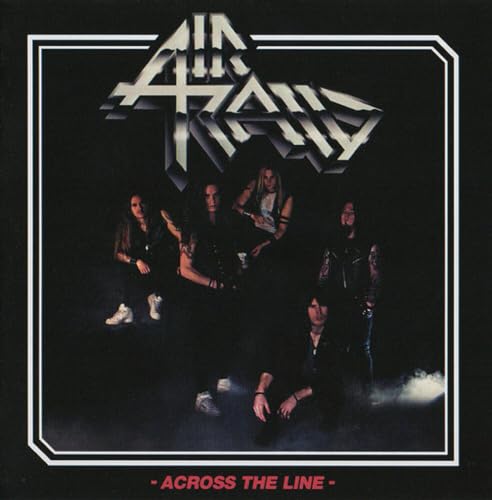 AIR RAID - ACROSS THE LINE (WHITE VINYL) - Vinyl Record image 2