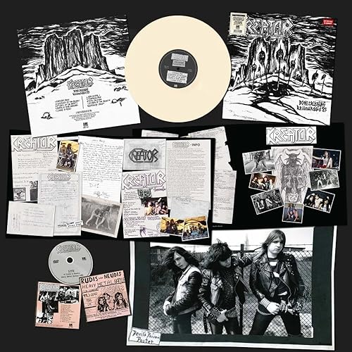 KREATOR/TORMENTOR - BONECRUSHING REHEARSALS 1985 (BONE VINYL +CD) - Vin image 1