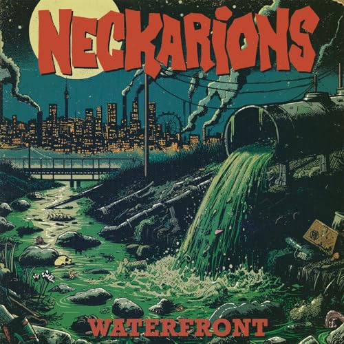 NECKARIONS - WATERFRONT (ORANGE MARBLED LP) - Vinyl Record image 2