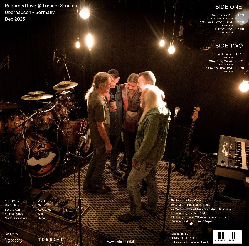 BIRTH CONTROL - LIVE @ TRESOHR SESSIONS - Vinyl Record image 2