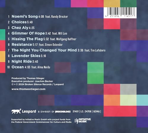 THOMAS STIEGER - CHOICES - CD image 2