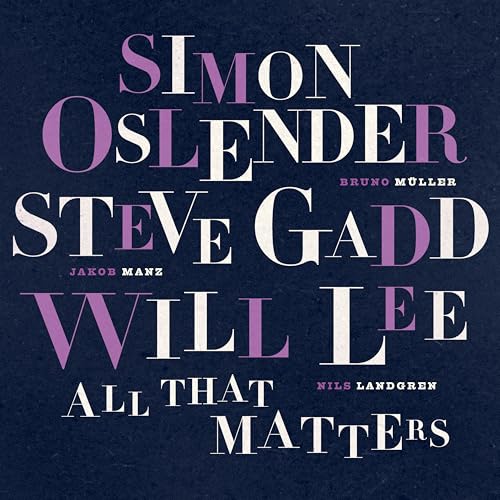 Simon Oslender - All That Matters - CD image 1