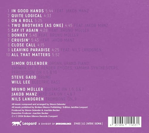 Simon Oslender - All That Matters - CD image 2