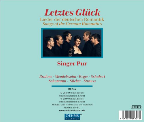 Singer Pur - Letztes Glück (Lieder Der Deutschen Romantik = Songs Of Th image 2