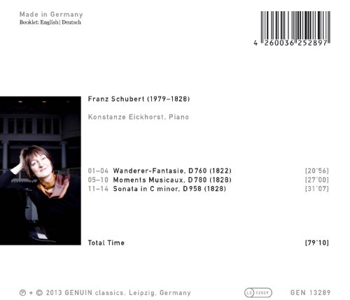EICKHORST - WANDERER-FANTASIE/MOMENTS MUSI - CD image 2