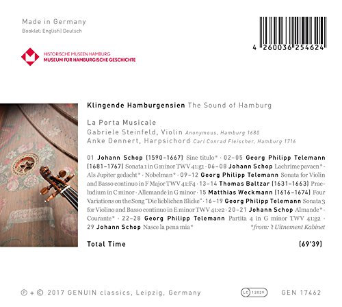 La Porta Musicale - Klingende Hamburgensien - CD image 2