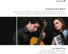 LUX NOVA DUO - INSPIRACION BACH - CD image 1