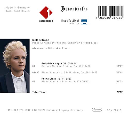 CHOPIN/LISZT - REFLECTIONS - CD image 2