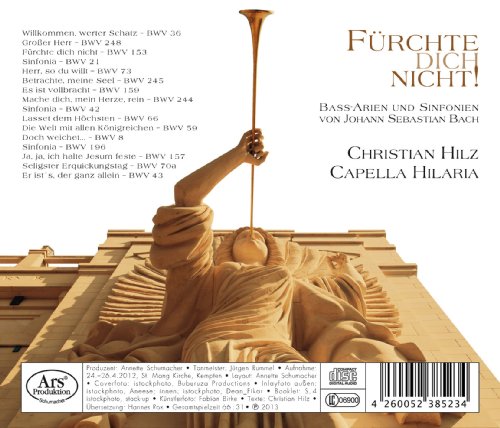HILZ  CHRISTIAN/CAPE - FURCHTE DICH NICHT! - ARIAS - CD image 2