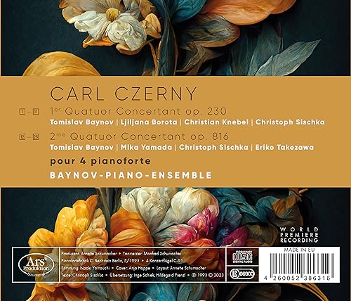 Baynov-Piano-Ensembl - Czerny: Quatuors Concertants pour 4 Pianoforte image 2