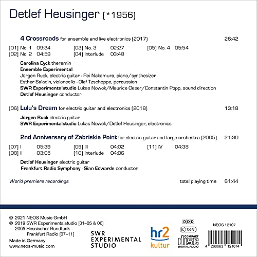 Detlef Heusinger: Lulu's Dream - CD image 2